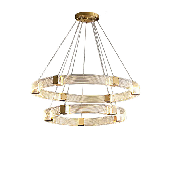 Damian Round Double Chandelier