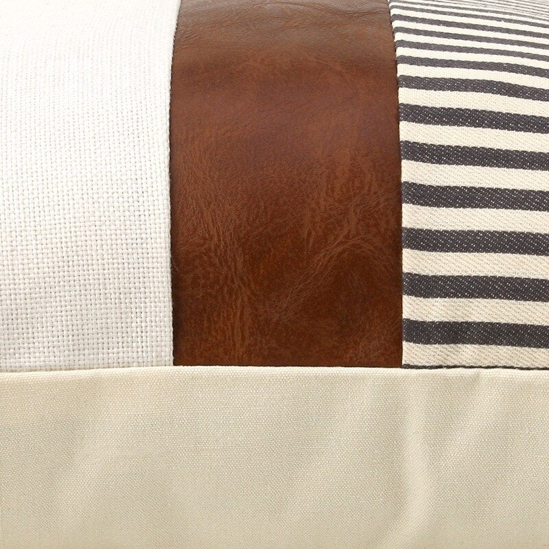 Horizontal Striped Cushion Cover
